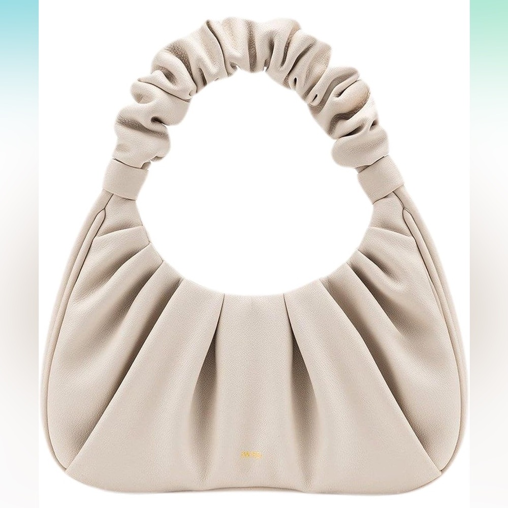 NWOT JW Pei Ruched Hobo Bag in Beige/Cream